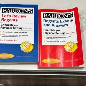 Barron's Regents Chemistry Books
